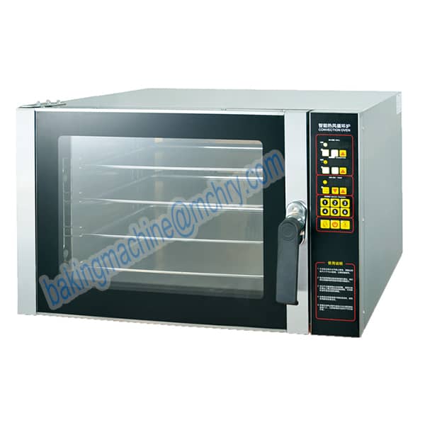 4 trays double fan convection oven digital panel