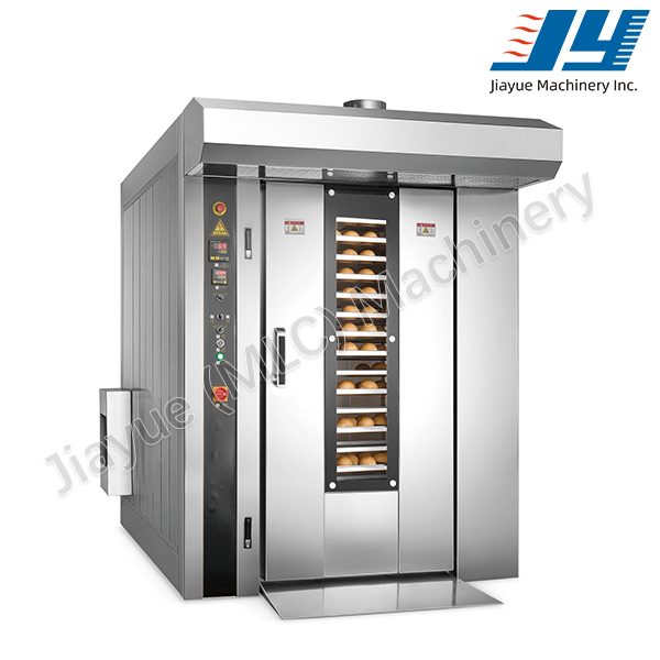 JY machinery MLC equipment 16 / 32 / 64 trays rack rotary oven gas diesel electric, food factory , industrial bakery