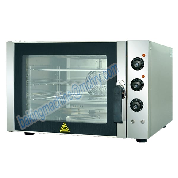 4 trays single fan knob panel convection oven
